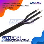 Powered Fiber Cable, OS2, 12 Fibers, Outdoor, 12AWG Conductor (PFC-S12O12)