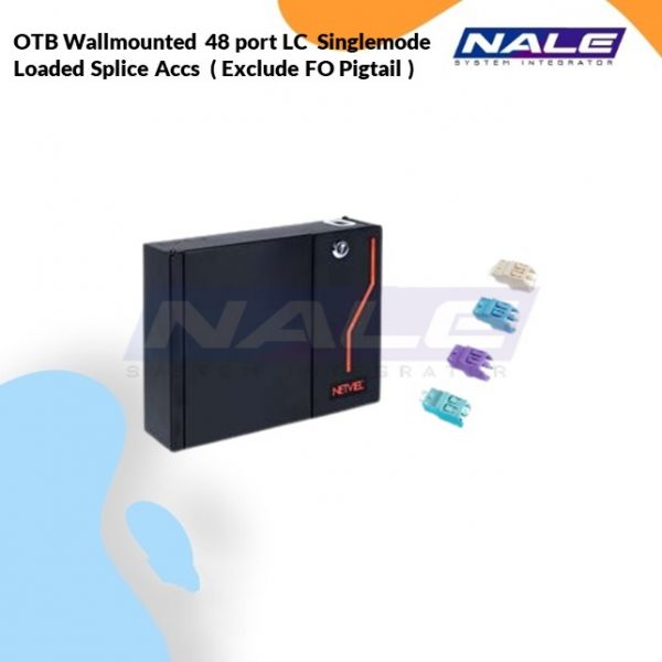 OTB Wallmounted 48 port LC  Singlemode Loaded Splice Accs  ( Exclude FO Pigtail ) (NVL-OTB-WM-48/48-SM-LC-S)