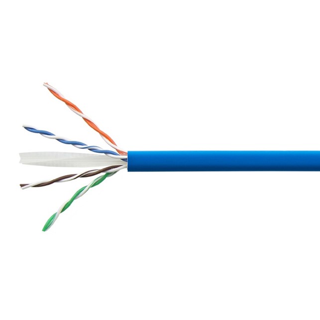 884016994-10 Commscope Cat 6 Cable, 4 pair, 23 AWG, U/UTP, CM, 305m, Reel in box, blue (884016994/10)) - Gambar 1