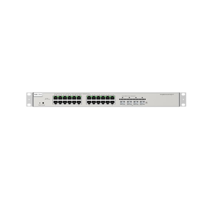 RG-NBS5100-24GT4SFP-P Reyee RG-NBS5100-24GT4SFP-P L2+ 24-Port Gigabit Layer 3 PoE Switch - Gambar 1